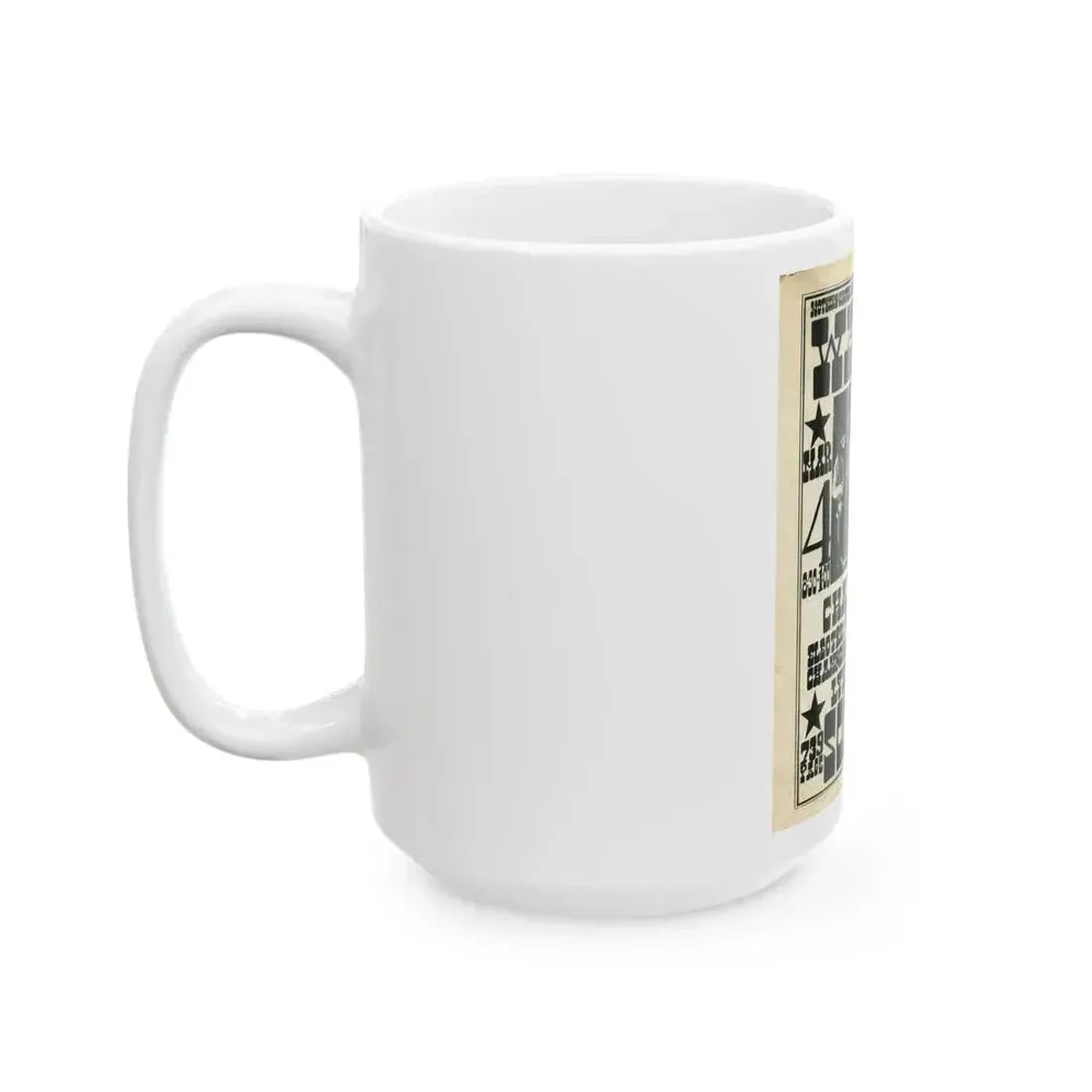 Charlatans - 1966 (Music Poster) White Coffee Mug - Go Mug Yourself
