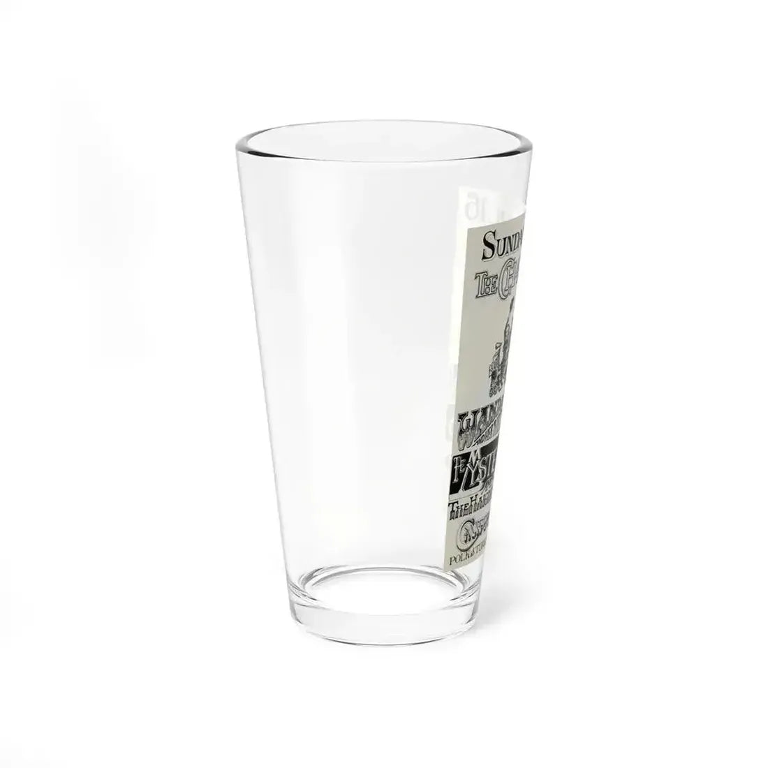 charlatans, mystery trend california hall (1966) (Music Poster) Pint Glass 16oz - Go Mug Yourself