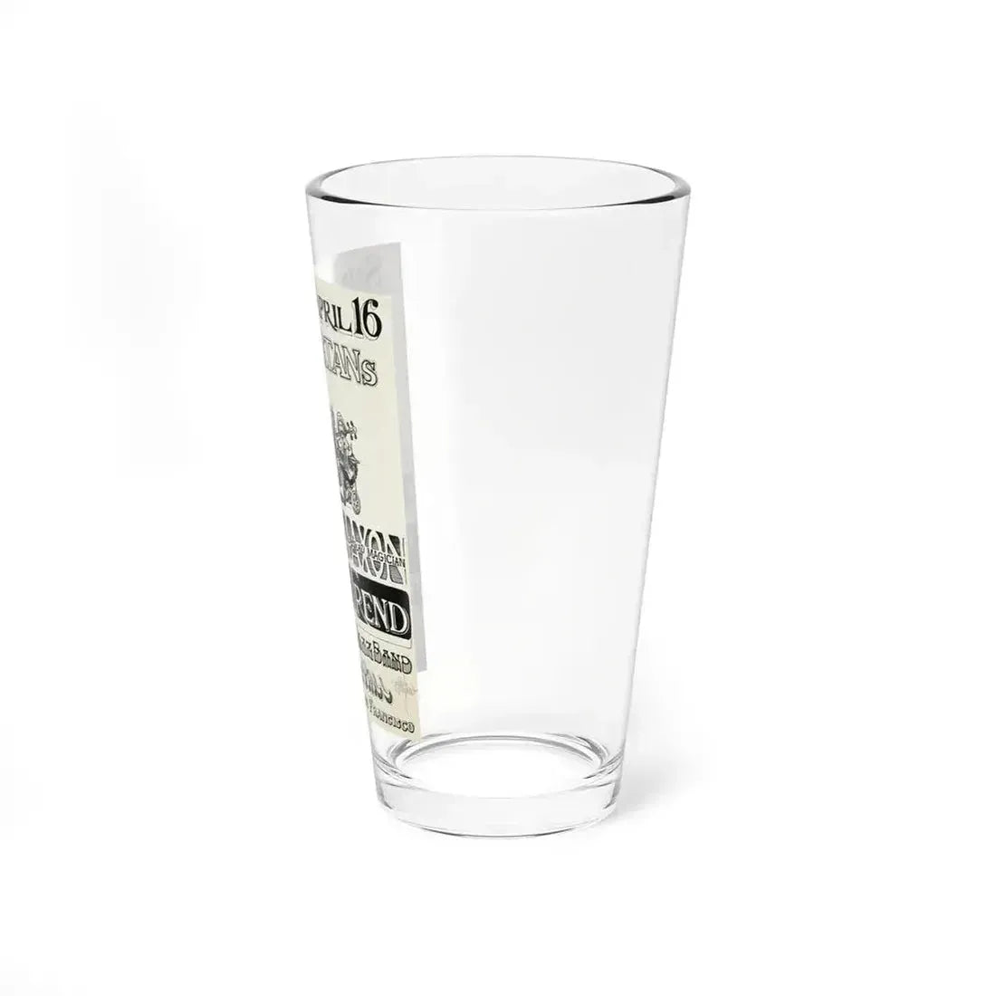 charlatans, mystery trend california hall (1966) (Music Poster) Pint Glass 16oz - Go Mug Yourself
