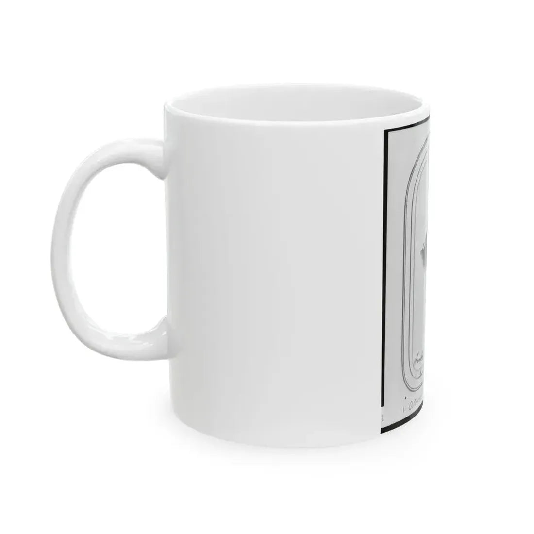 Charles A. Atwell, Bust Portrait, Facing Right, Wearing Military Uniform (U.S. Civil War) White Coffee Mug - Go Mug Yourself