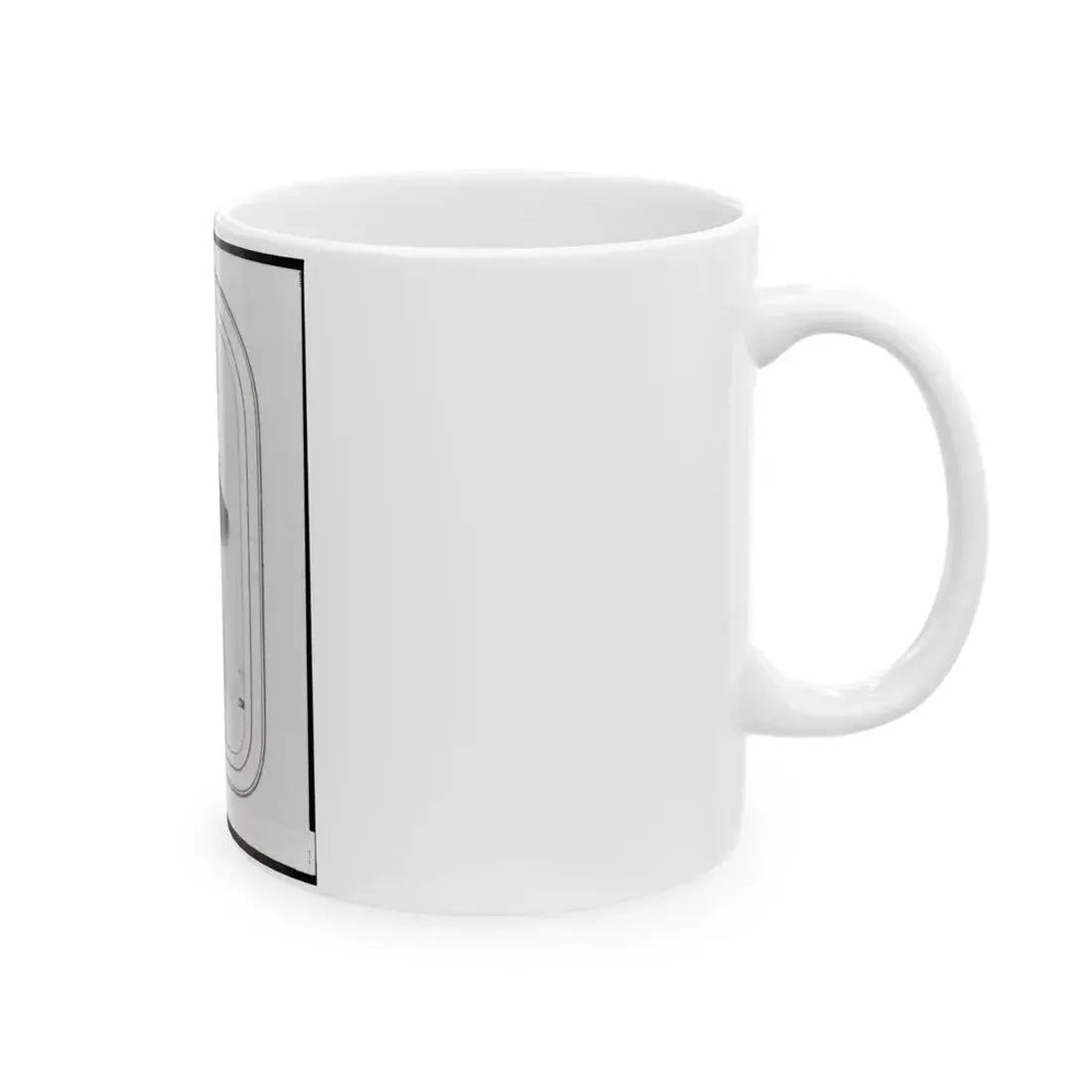 Charles A. Atwell, Bust Portrait, Facing Right, Wearing Military Uniform (U.S. Civil War) White Coffee Mug - Go Mug Yourself