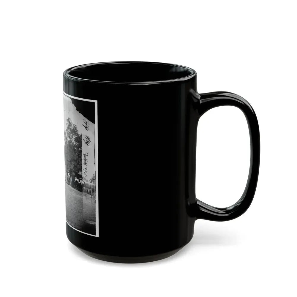 Charles City Court House, Va. Rear View Of The Courthouse (U.S. Civil War) Black Coffee Mug - Go Mug Yourself