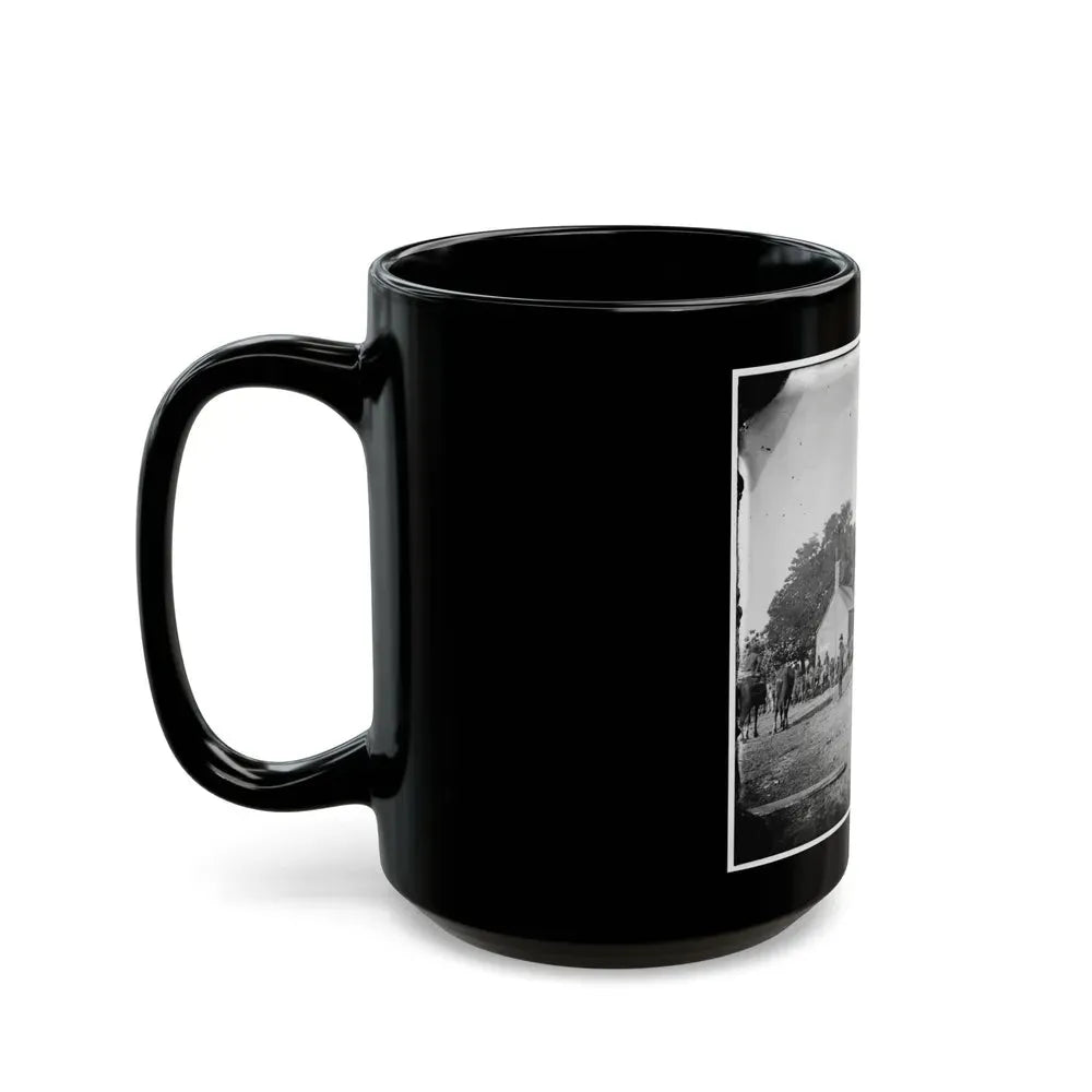 Charles City Court House, Va. Rear View Of The Courthouse (U.S. Civil War) Black Coffee Mug - Go Mug Yourself
