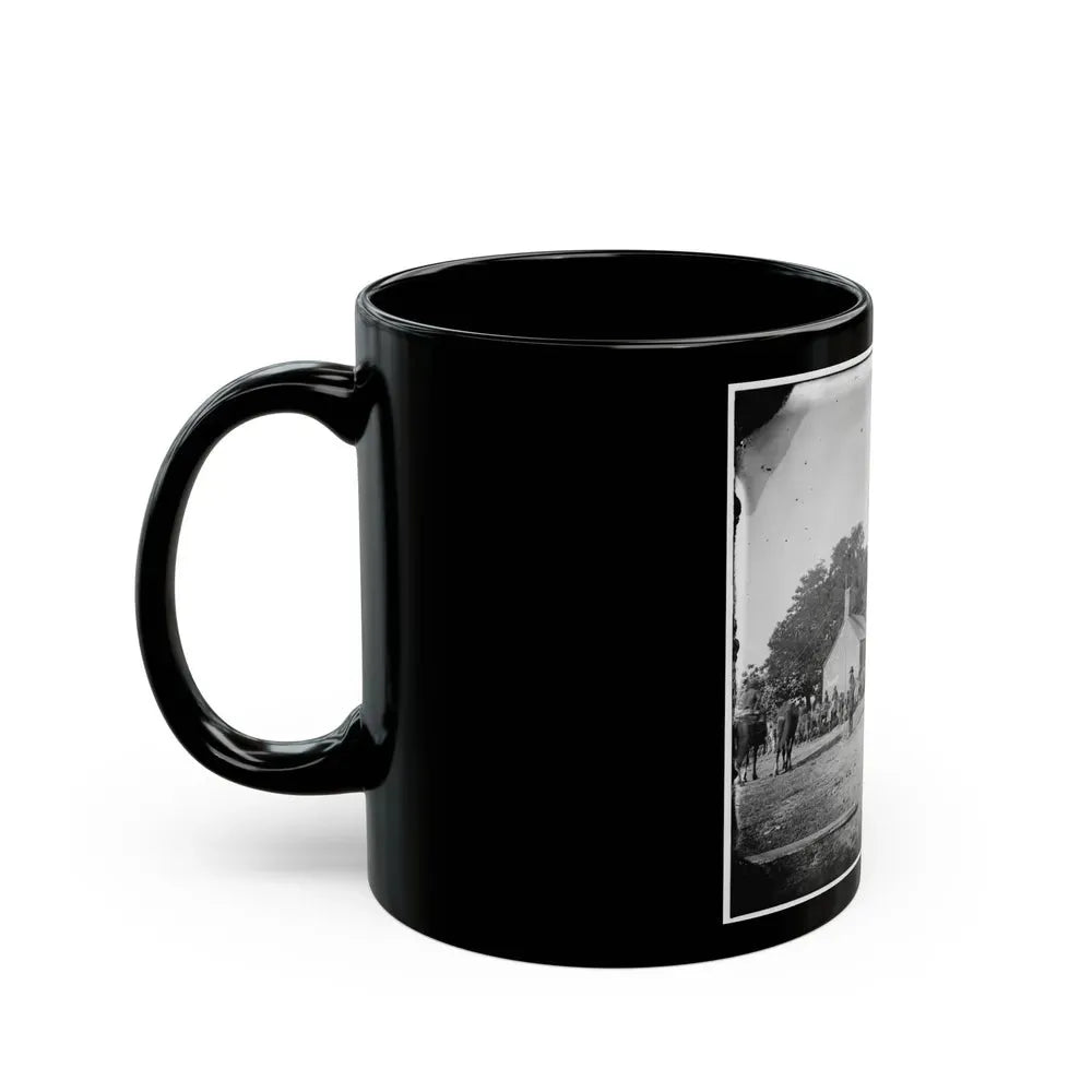 Charles City Court House, Va. Rear View Of The Courthouse (U.S. Civil War) Black Coffee Mug - Go Mug Yourself