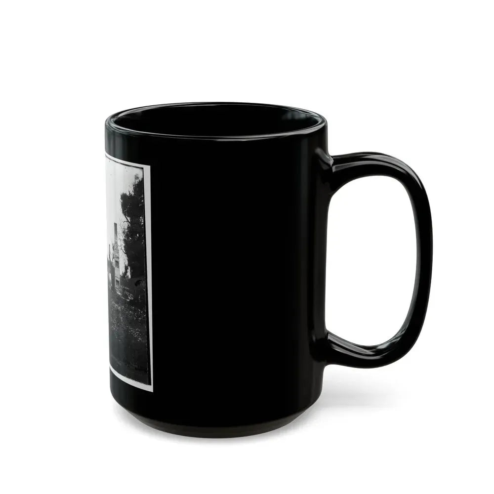 Charles City Court House, Va. Ruins Of Houses (U.S. Civil War) Black Coffee Mug - Go Mug Yourself