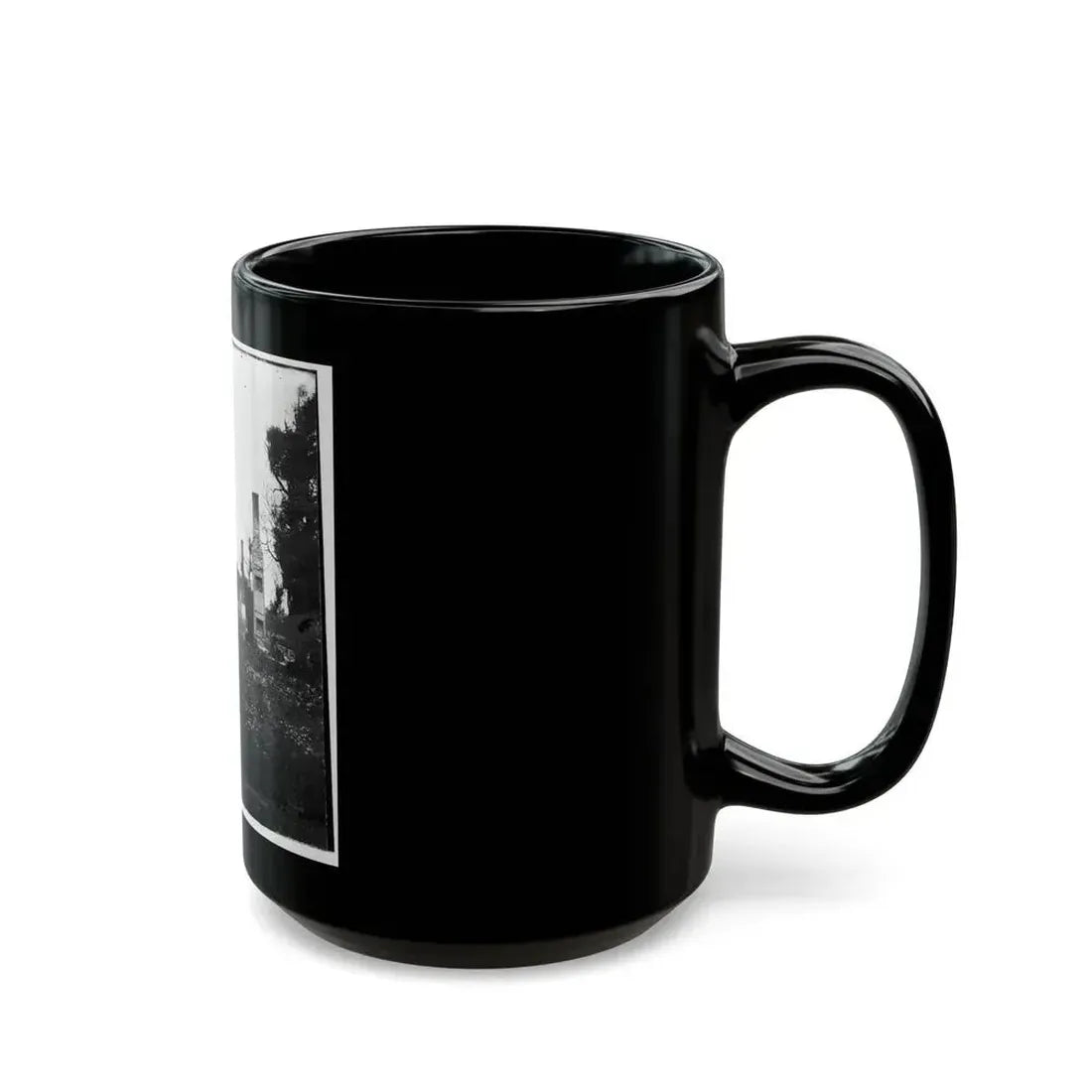 Charles City Court House, Va. Ruins Of Houses (U.S. Civil War) Black Coffee Mug - Go Mug Yourself