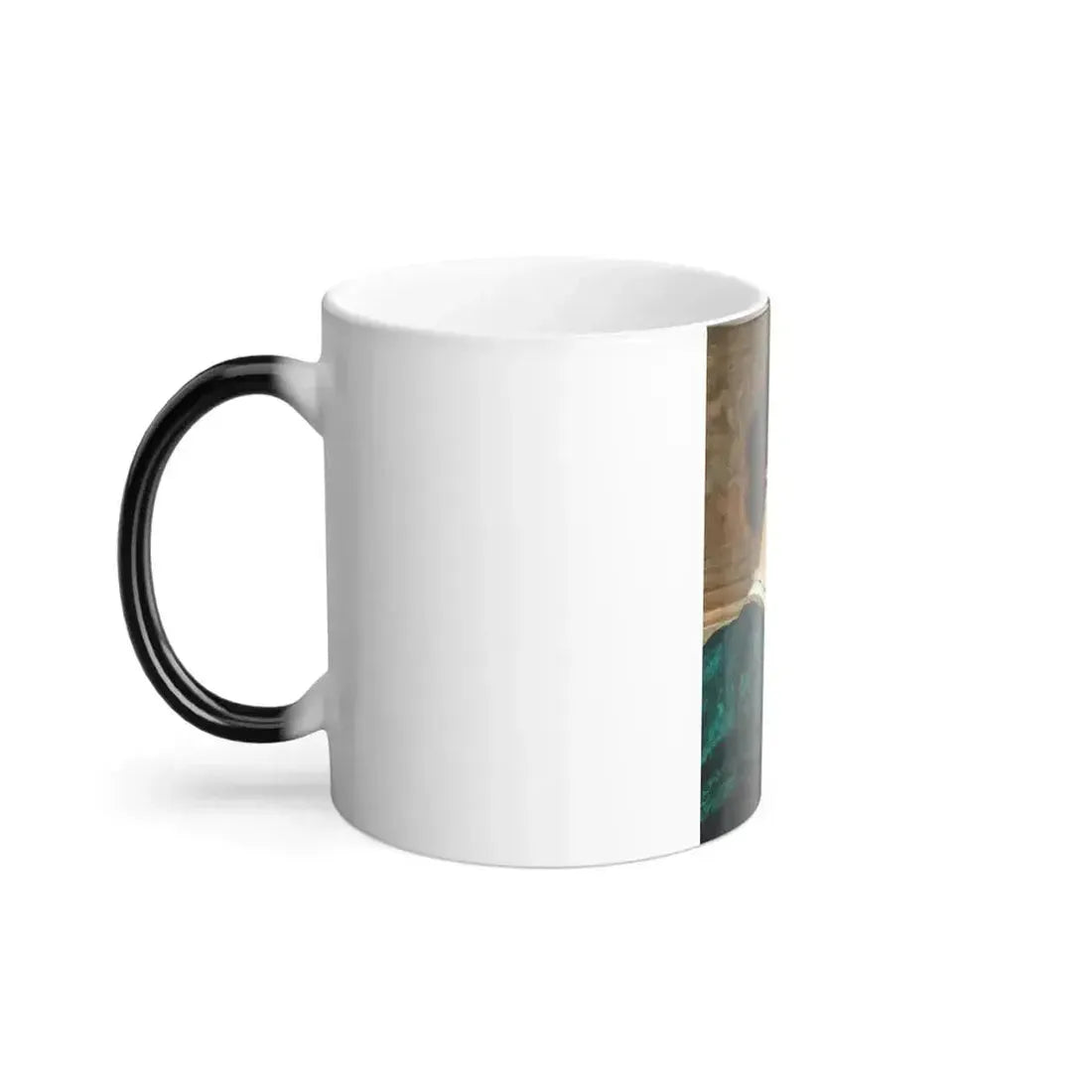 Charles Edward Perugini (1839-1918) Kate - Oil on Canvas - Color Changing Mug 11oz - Go Mug Yourself