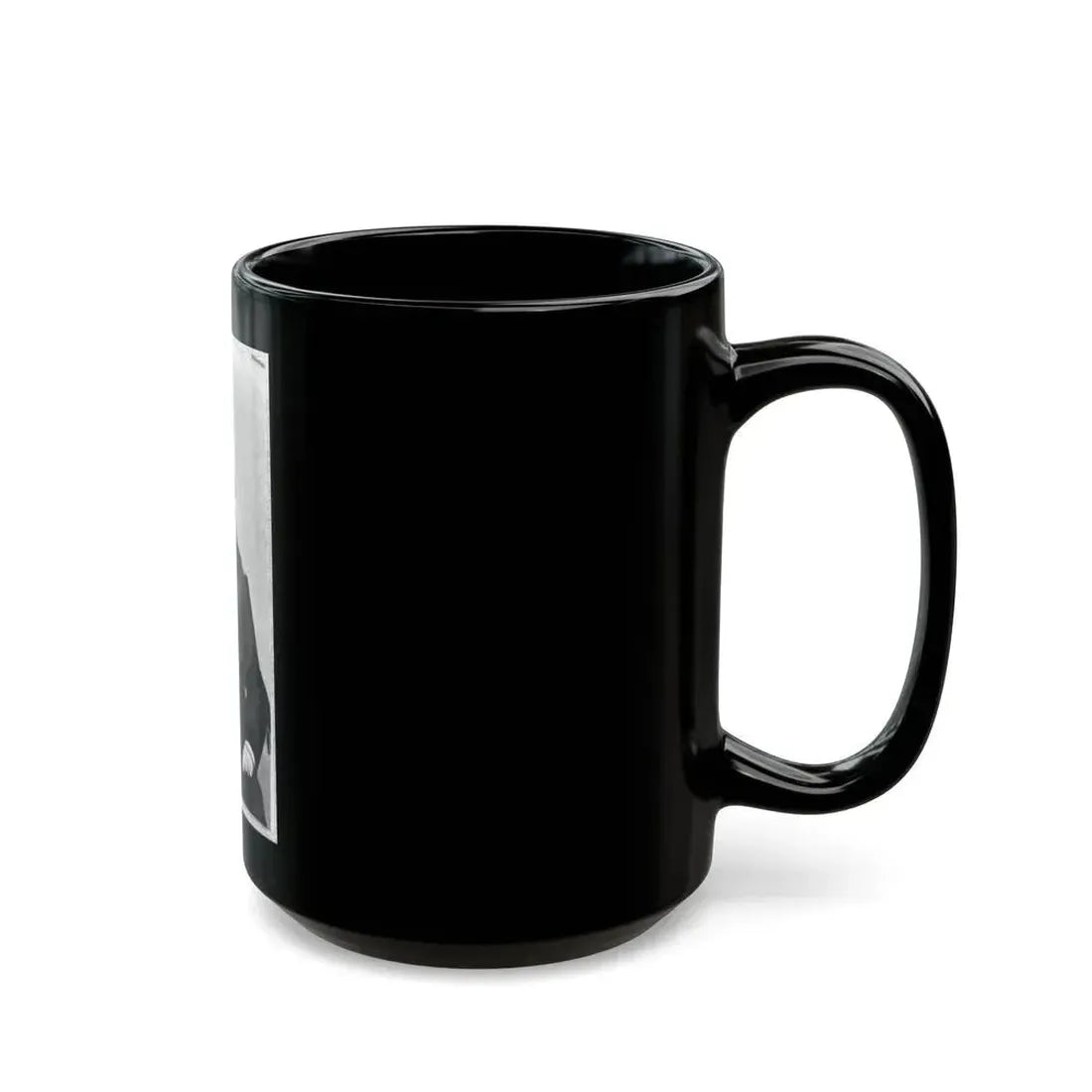 Charles R. Woods, Three-Quarter Length Portrait, Seated, Facing Right (U.S. Civil War) Black Coffee Mug - Go Mug Yourself
