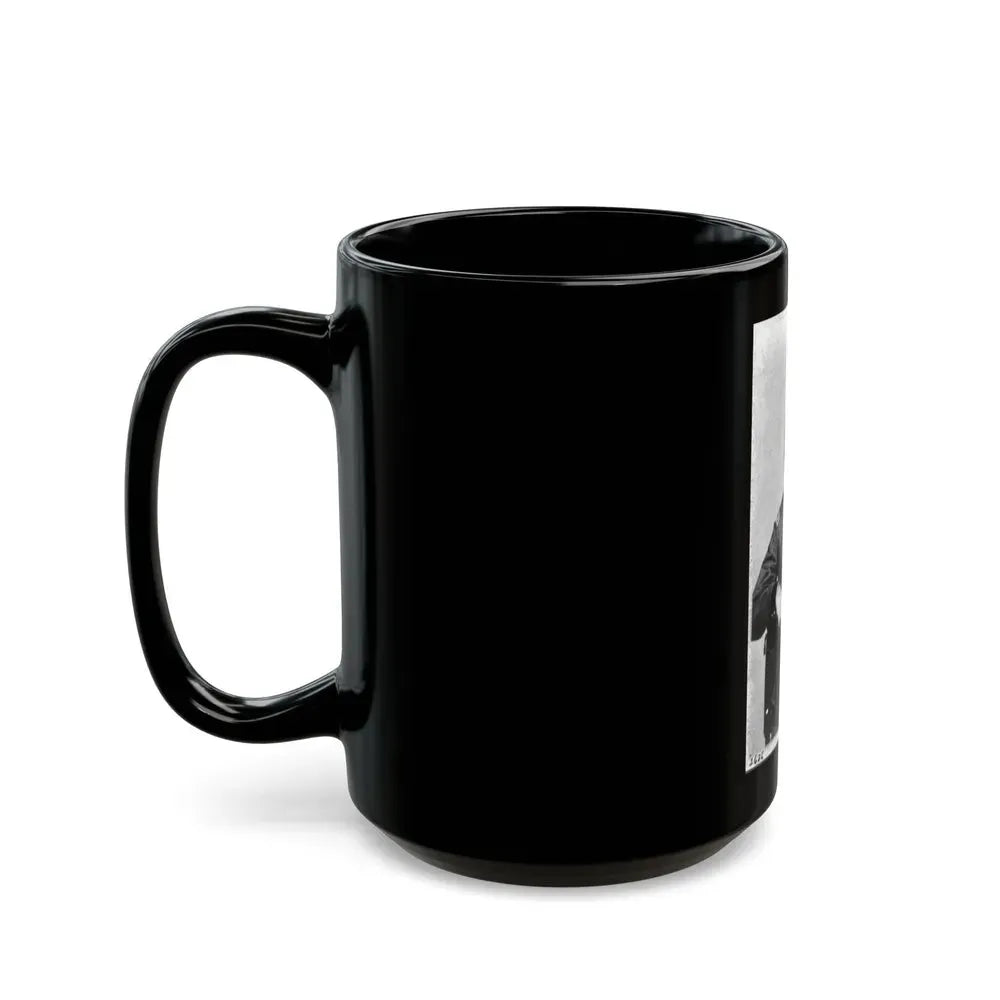 Charles R. Woods, Three-Quarter Length Portrait, Seated, Facing Right (U.S. Civil War) Black Coffee Mug - Go Mug Yourself