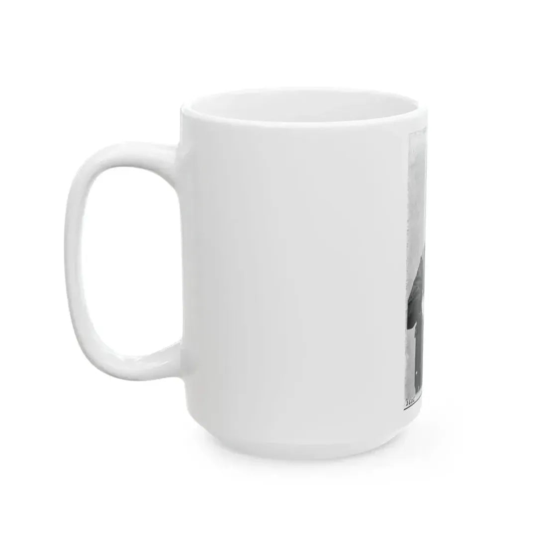 Charles R. Woods, Three-Quarter Length Portrait, Seated, Facing Right (U.S. Civil War) White Coffee Mug - Go Mug Yourself
