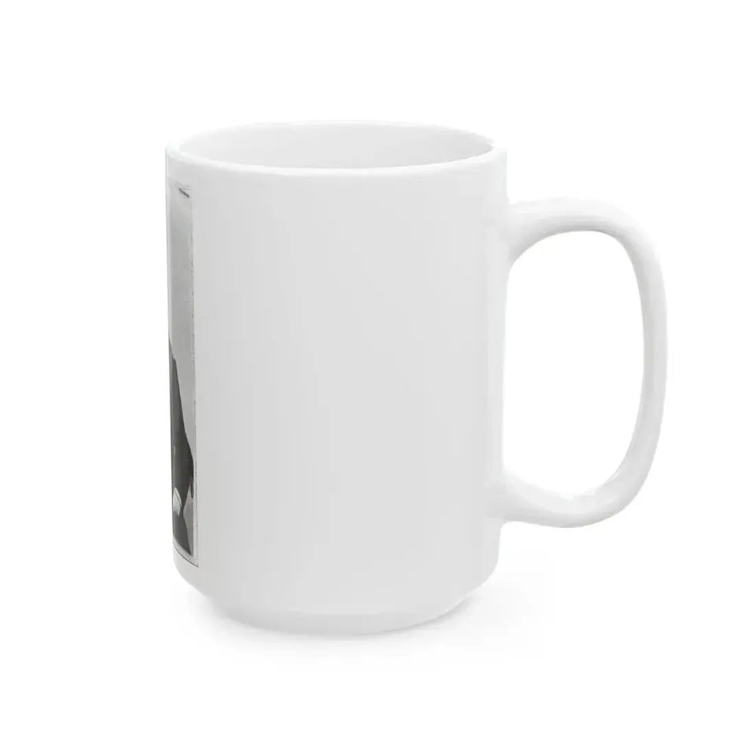 Charles R. Woods, Three-Quarter Length Portrait, Seated, Facing Right (U.S. Civil War) White Coffee Mug - Go Mug Yourself