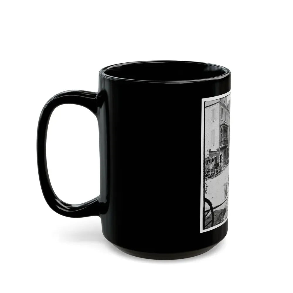 Charleston, S.C. Archibald Mcleish's Vulcan Iron Works And Other Houses On Cumberland Street (U.S. Civil War) Black Coffee Mug - Go Mug Yourself
