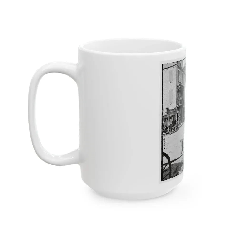 Charleston, S.C. Archibald Mcleish's Vulcan Iron Works And Other Houses On Cumberland Street (U.S. Civil War) White Coffee Mug - Go Mug Yourself