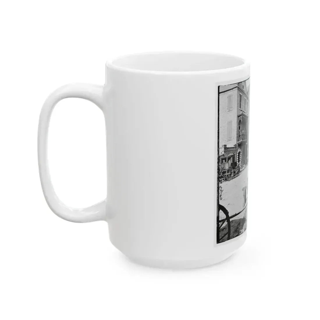 Charleston, S.C. Archibald Mcleish's Vulcan Iron Works And Other Houses On Cumberland Street (U.S. Civil War) White Coffee Mug - Go Mug Yourself