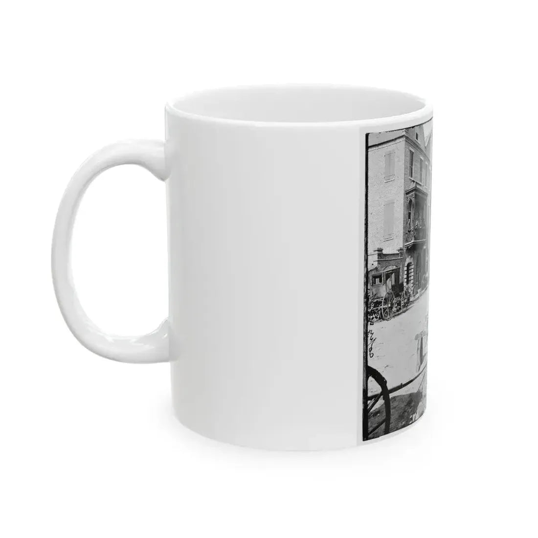 Charleston, S.C. Archibald Mcleish's Vulcan Iron Works And Other Houses On Cumberland Street (U.S. Civil War) White Coffee Mug - Go Mug Yourself