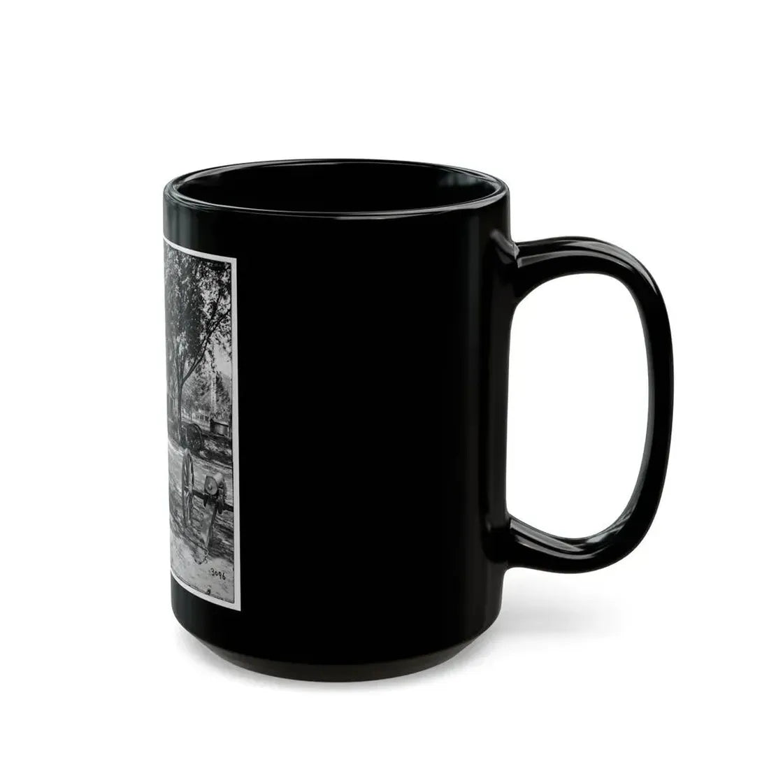Charleston, S.C. Blakely Guns And Ammunition In The Arsenal Yard (U.S. Civil War) Black Coffee Mug - Go Mug Yourself