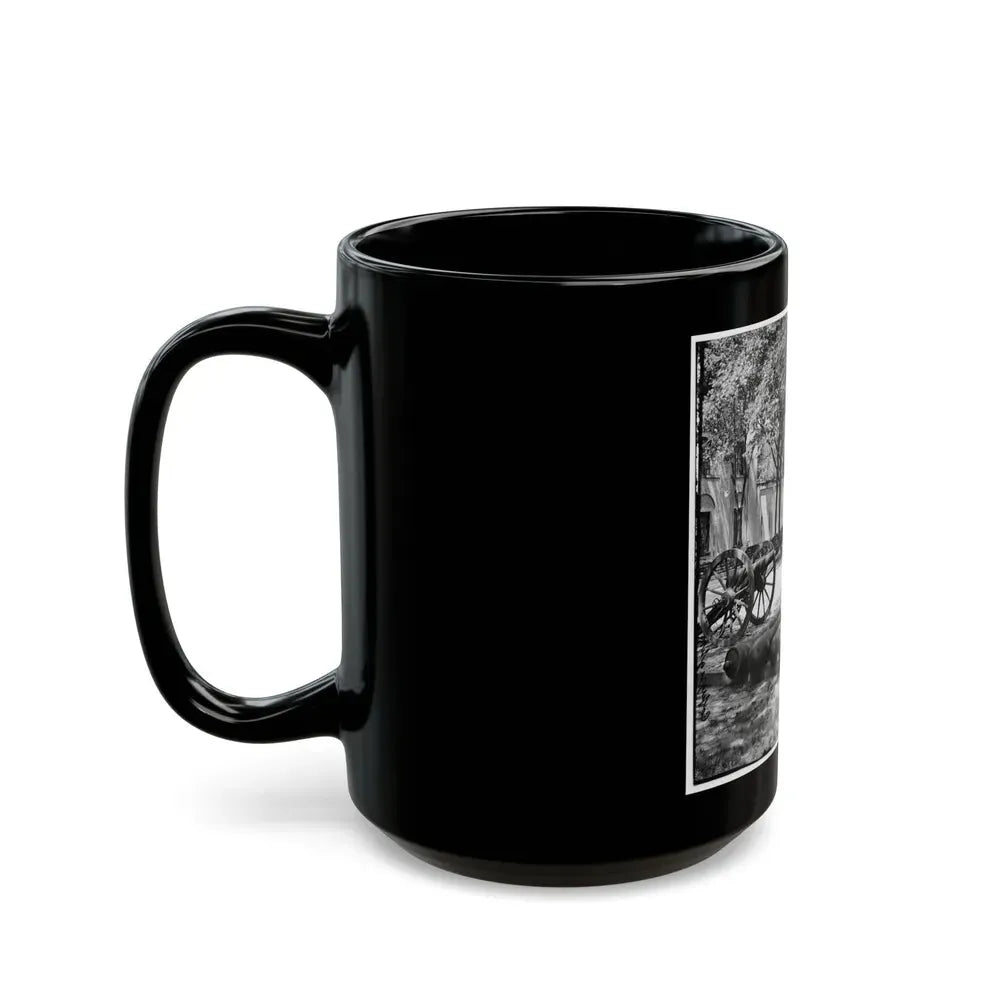Charleston, S.C. Blakely Guns And Ammunition In The Arsenal Yard (U.S. Civil War) Black Coffee Mug - Go Mug Yourself