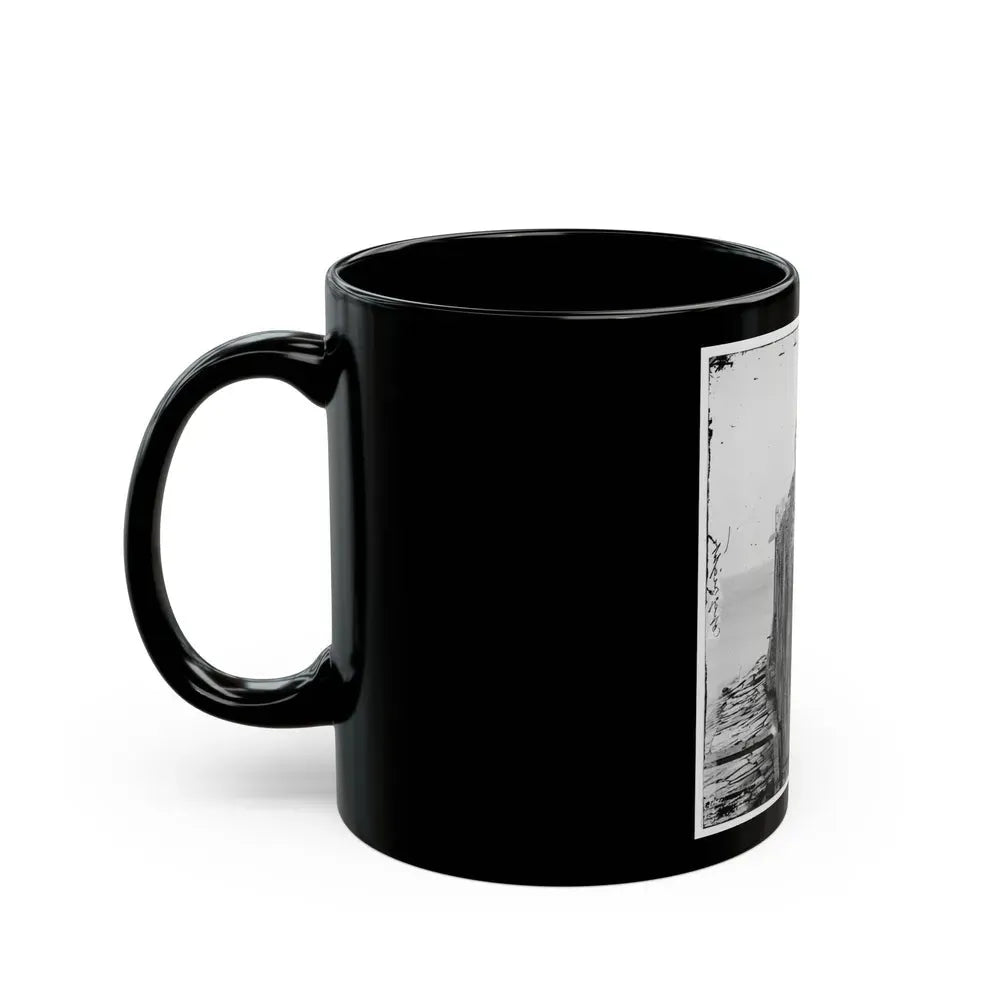Charleston, S.C. Breach Patched With Gabions On The North Wall Of Fort Sumter (U.S. Civil War) Black Coffee Mug - Go Mug Yourself