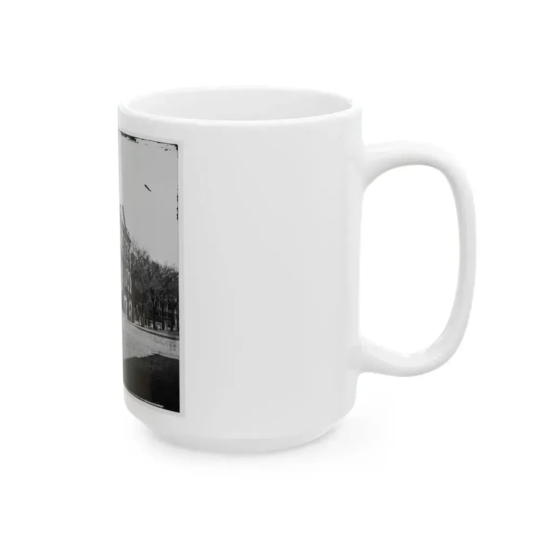 Charleston, S.C. City Hall (80 Broad Street) (U.S. Civil War) White Coffee Mug - Go Mug Yourself