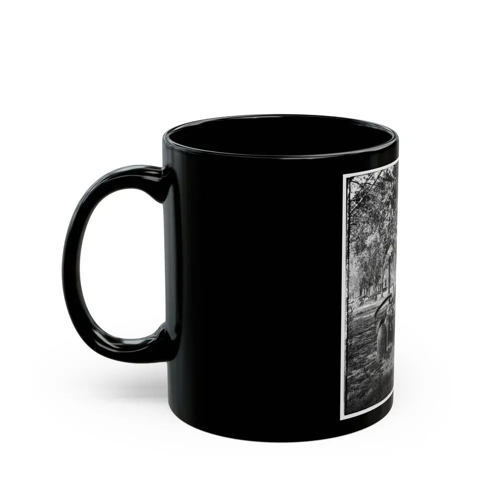 Charleston, S.C. Confederate Torpedoes, Shot, And Shell In The Arsenal Yard (U.S. Civil War) Black Coffee Mug - Go Mug Yourself