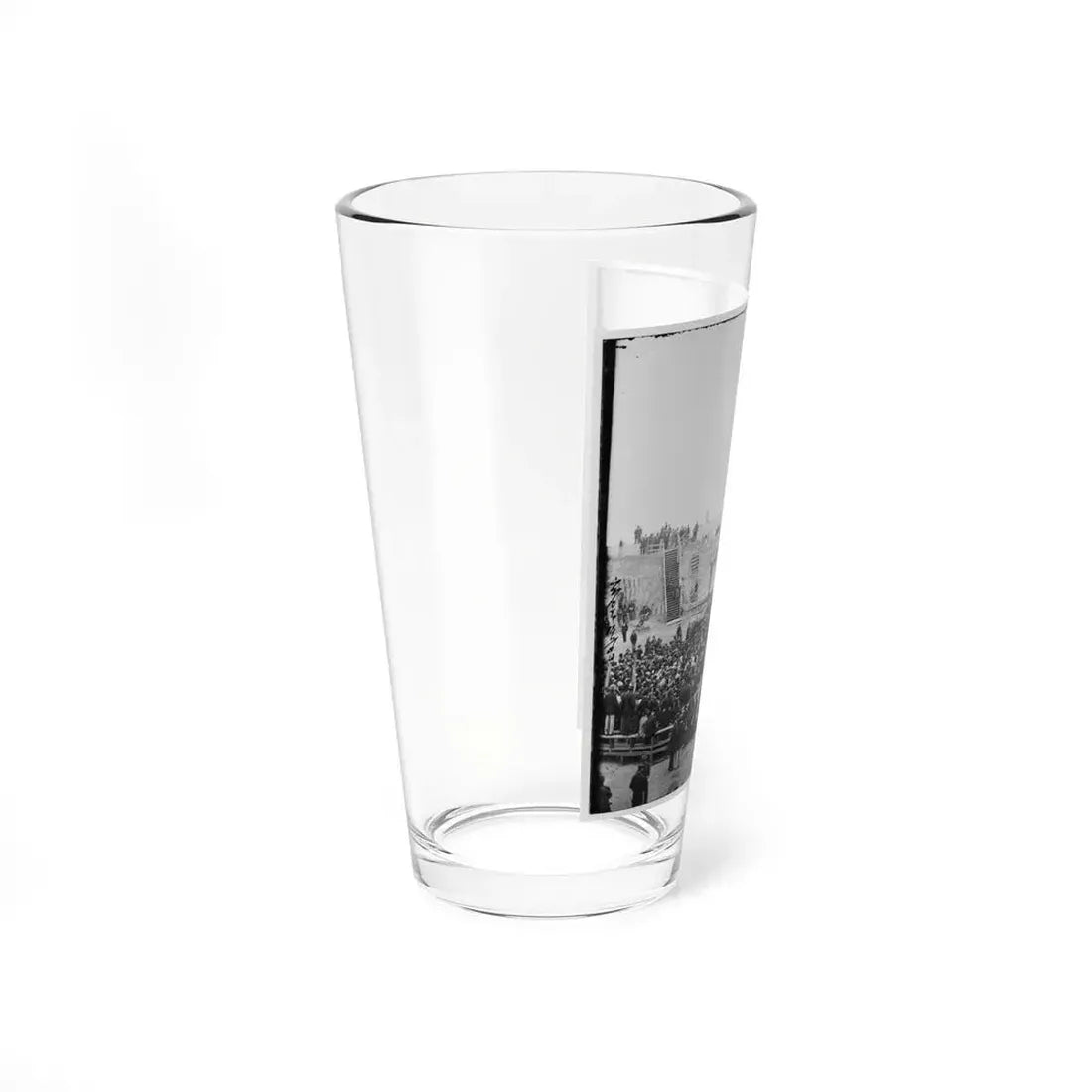 Charleston, S.C. Crowd Inside Fort Sumter; Another View (U.S. Civil War) Pint Glass 16oz - Go Mug Yourself