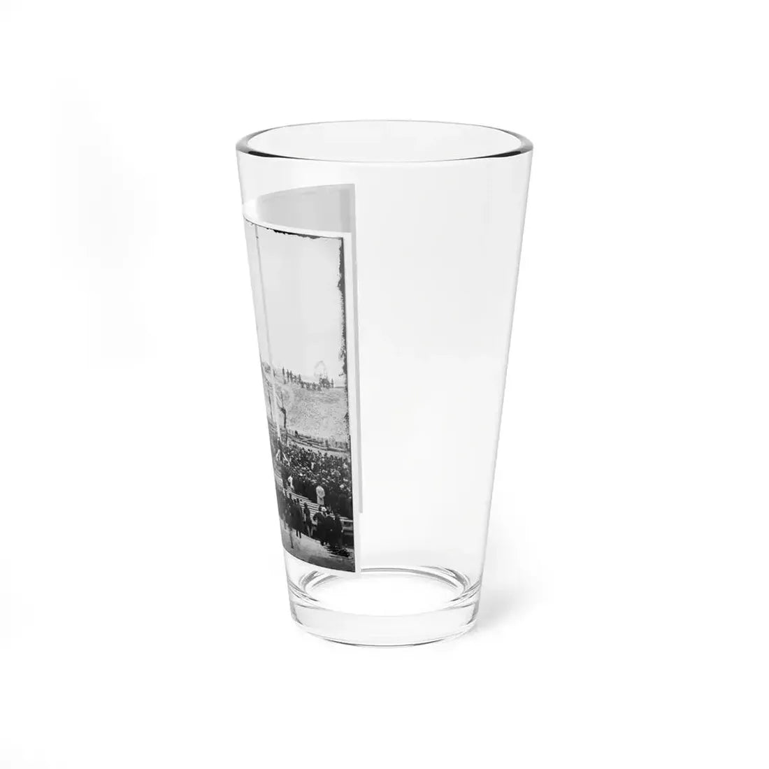 Charleston, S.C. Crowd Inside Fort Sumter; Another View (U.S. Civil War) Pint Glass 16oz - Go Mug Yourself