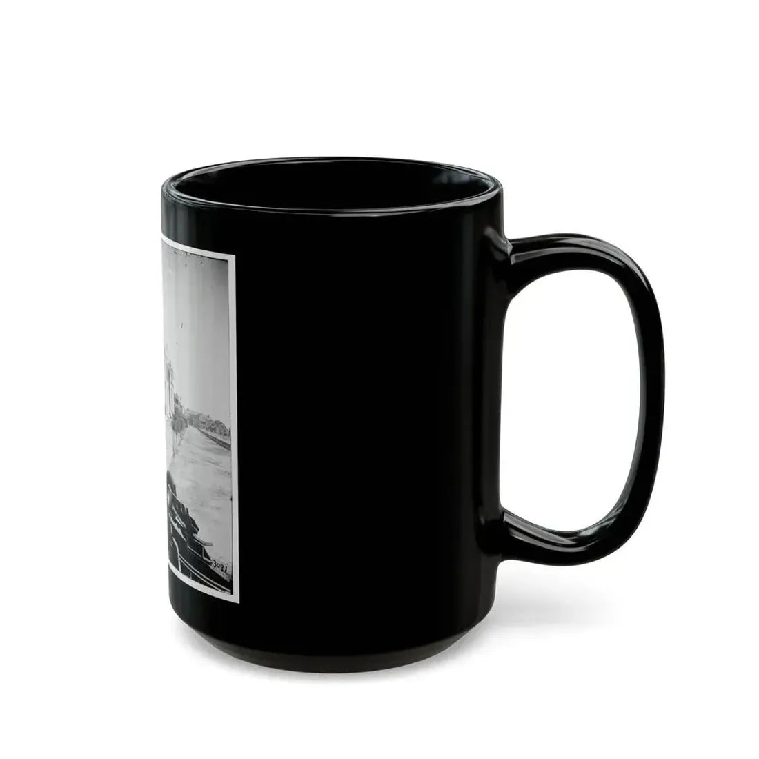 Charleston, S.C. East Battery; Dismantled Blakely Gun In Foreground (U.S. Civil War) Black Coffee Mug - Go Mug Yourself
