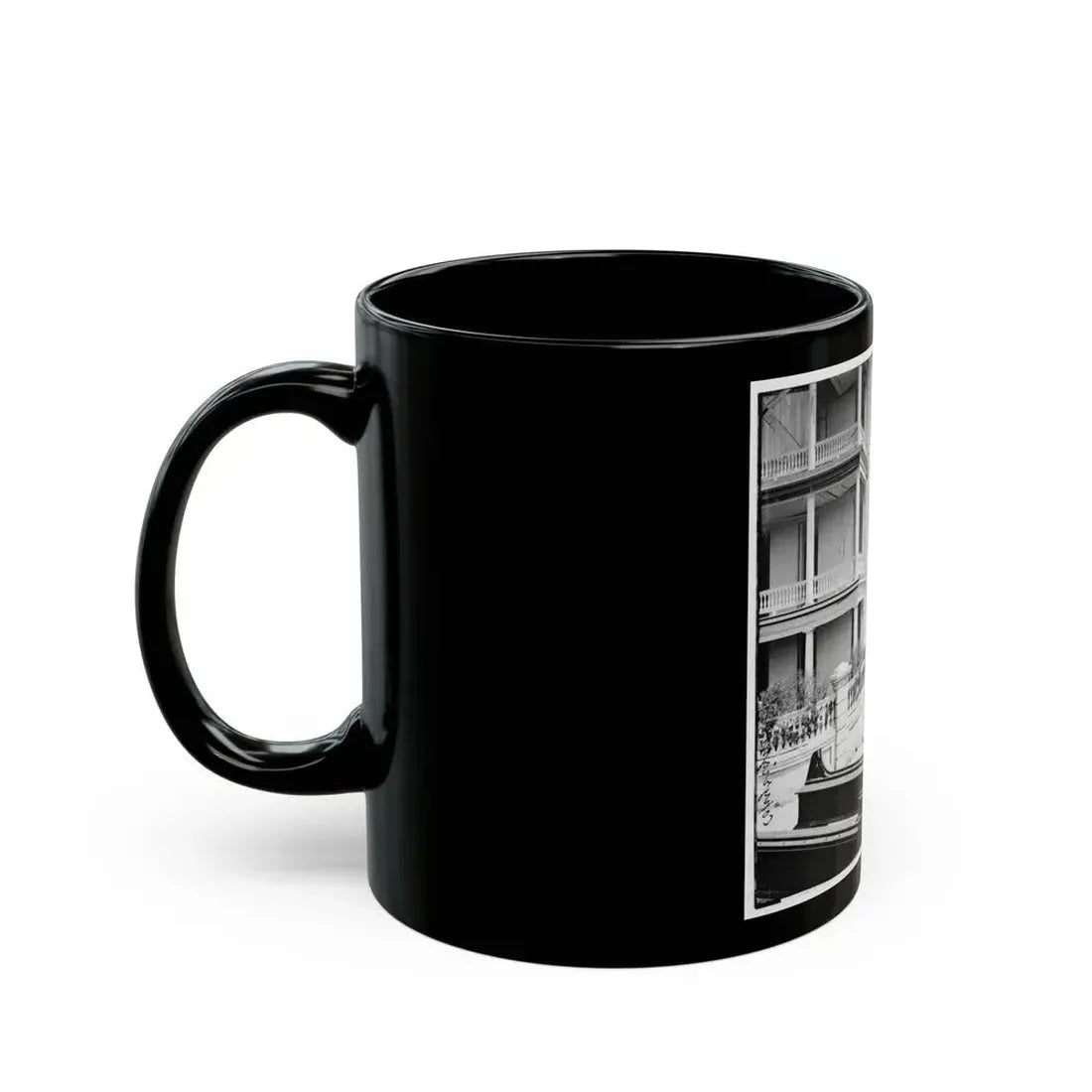 Charleston, S.C. East Battery; Dismantled Blakely Gun In Foreground (U.S. Civil War) Black Coffee Mug - Go Mug Yourself
