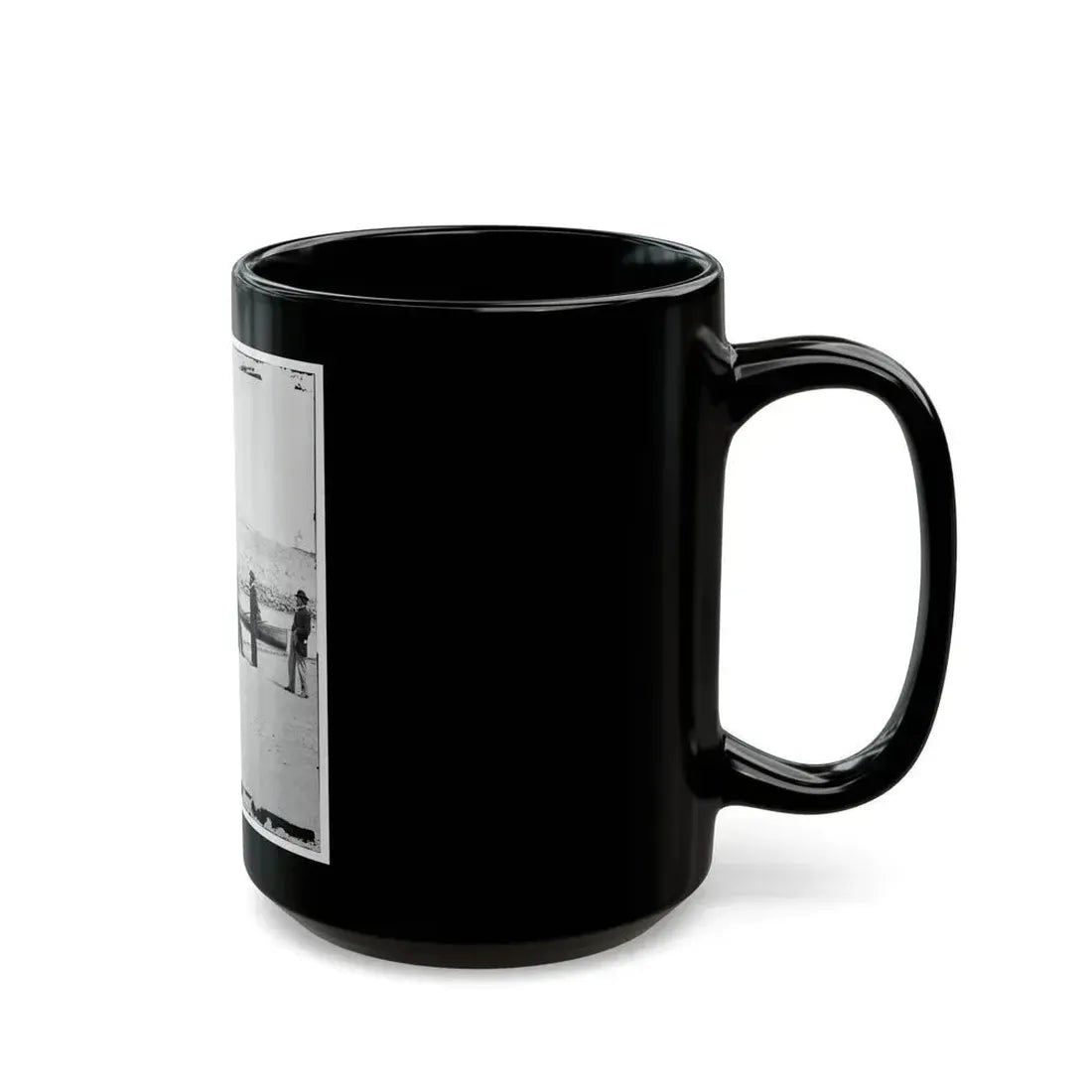 Charleston, S.C. Fort Sumter, From The Sand-Bar (U.S. Civil War) Black Coffee Mug - Go Mug Yourself