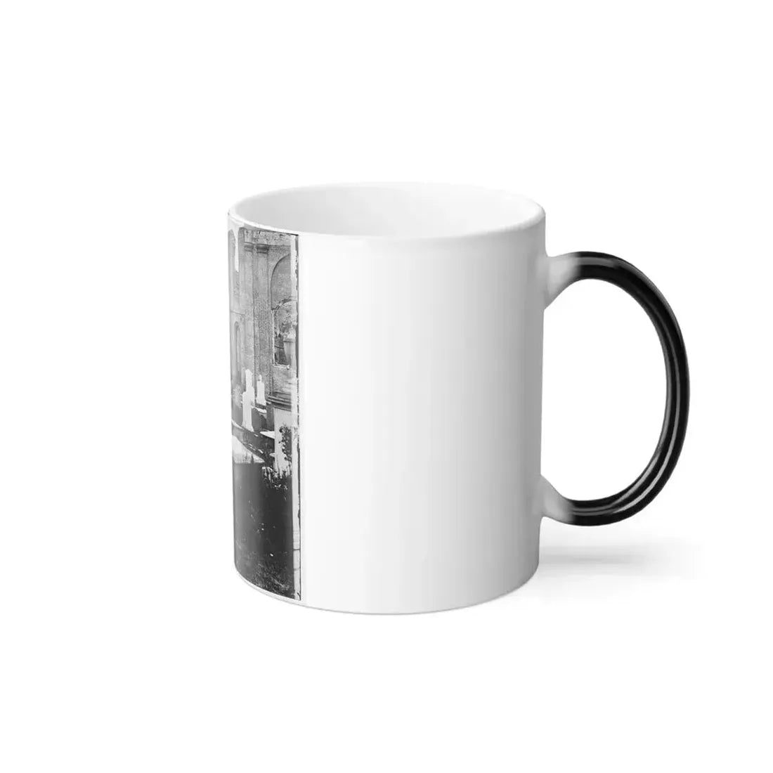 Charleston, S.C. Graveyard of the Ruined Circular Church (U.S. Civil War) Color Changing Coffee Mug 11oz - Go Mug Yourself