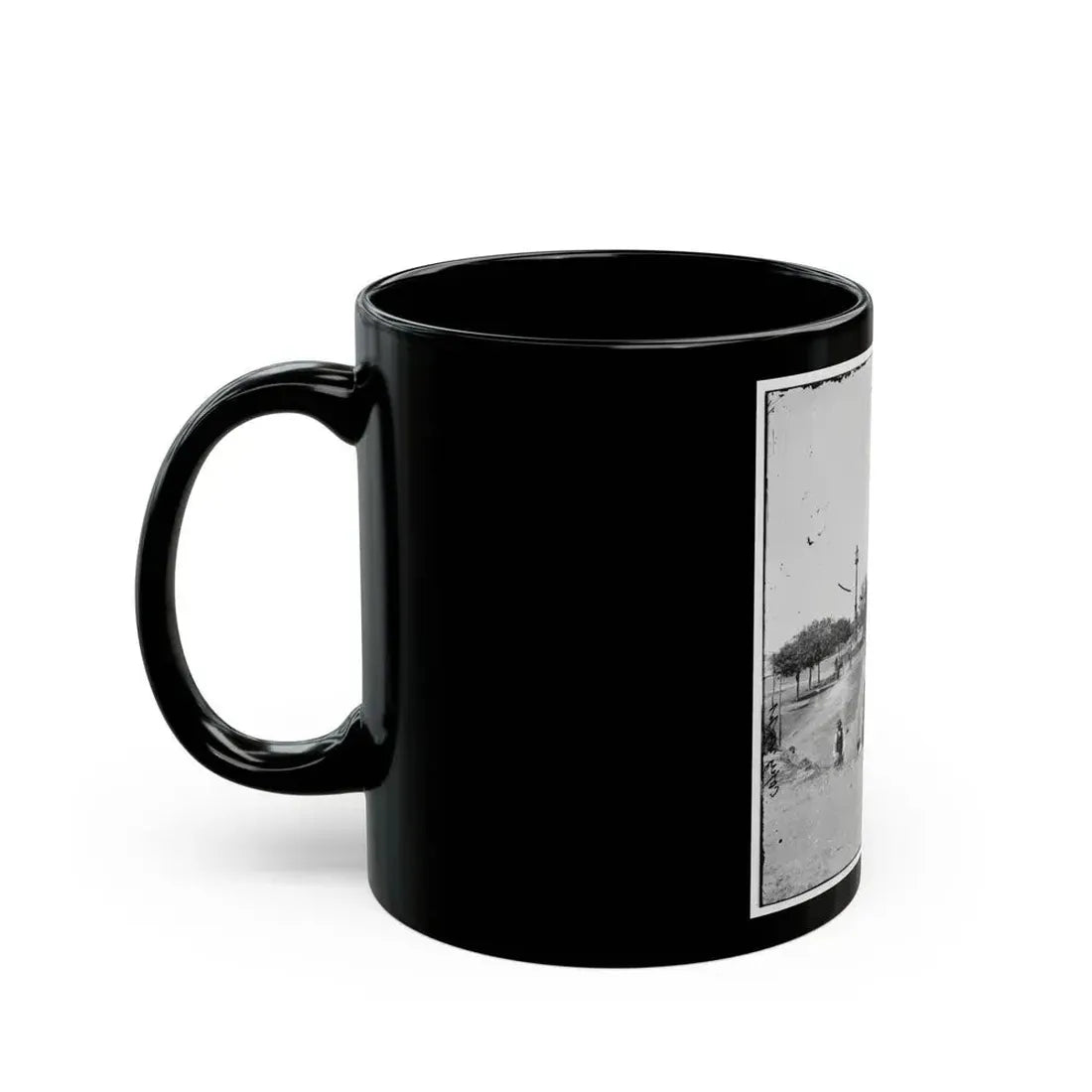 Charleston, S.C. Gun On The Point Battery (U.S. Civil War) Black Coffee Mug - Go Mug Yourself