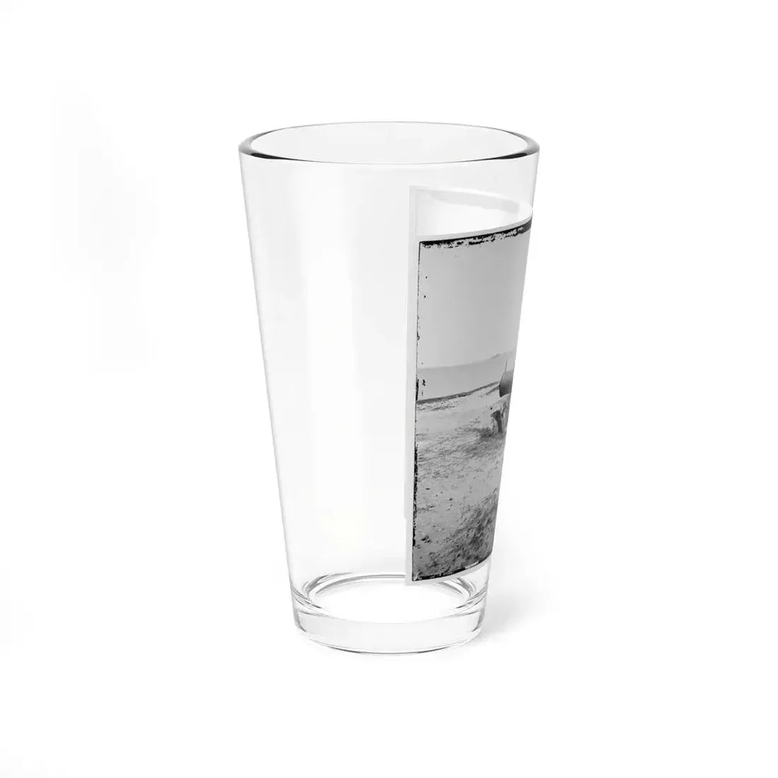 Charleston, S.C. Guns Of Fort Johnson; Fort Sumter In Distance (U.S. Civil War) Pint Glass 16oz - Go Mug Yourself