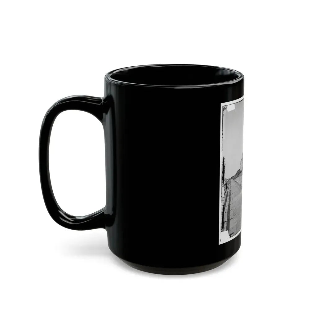 Charleston, S.C. Houses On The Battery; The Nearest Is Burned Out (U.S. Civil War) Black Coffee Mug - Go Mug Yourself