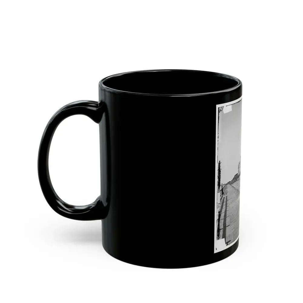 Charleston, S.C. Houses On The Battery; The Nearest Is Burned Out (U.S. Civil War) Black Coffee Mug - Go Mug Yourself
