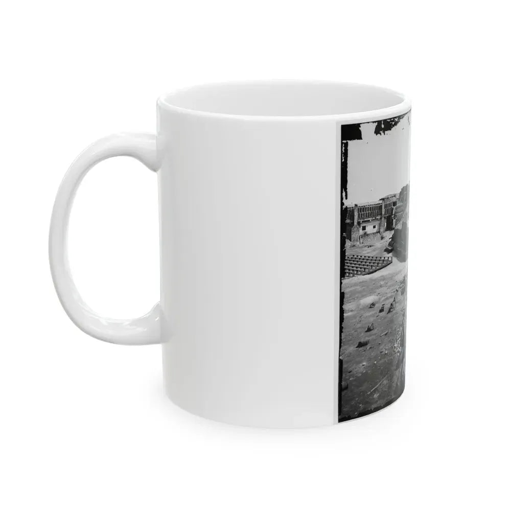 Charleston, S.C. Interior Of Fort Sumter, With Gabion Reinforcements (U.S. Civil War) White Coffee Mug - Go Mug Yourself