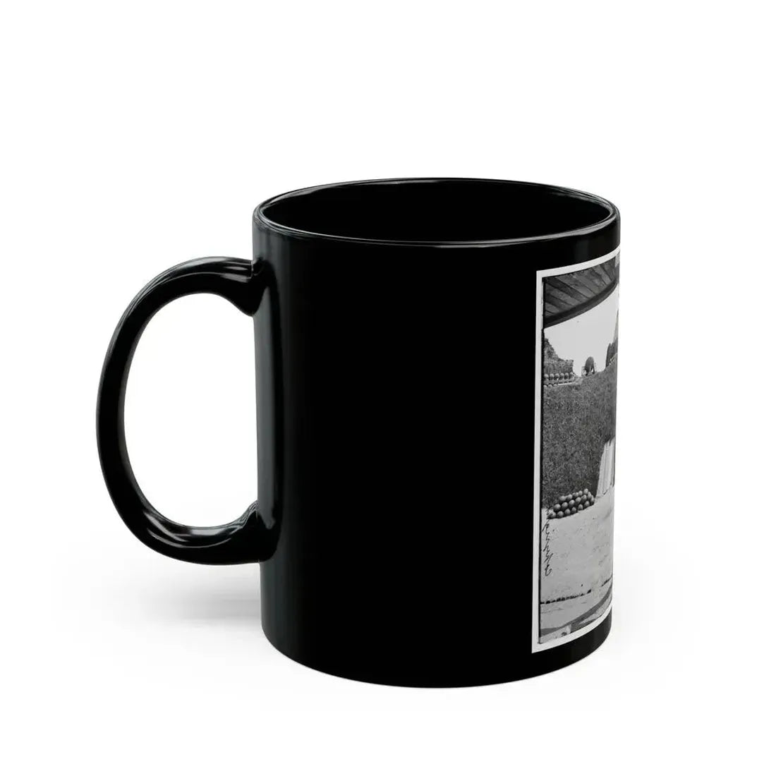 Charleston, S.C. Interior View Of Castle Pinckney (U.S. Civil War) Black Coffee Mug - Go Mug Yourself