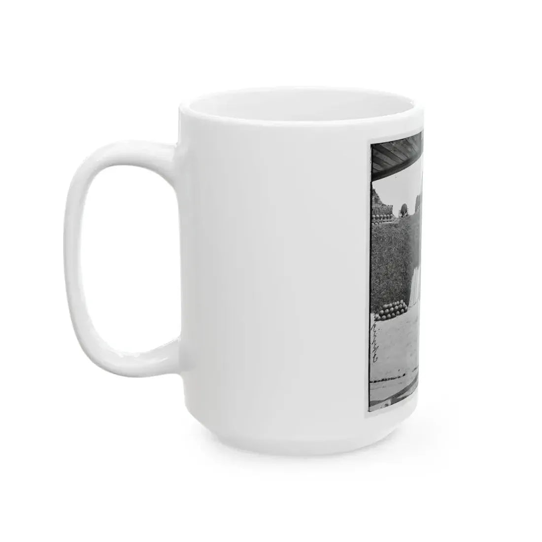 Charleston, S.C. Interior View Of Castle Pinckney (U.S. Civil War) White Coffee Mug - Go Mug Yourself