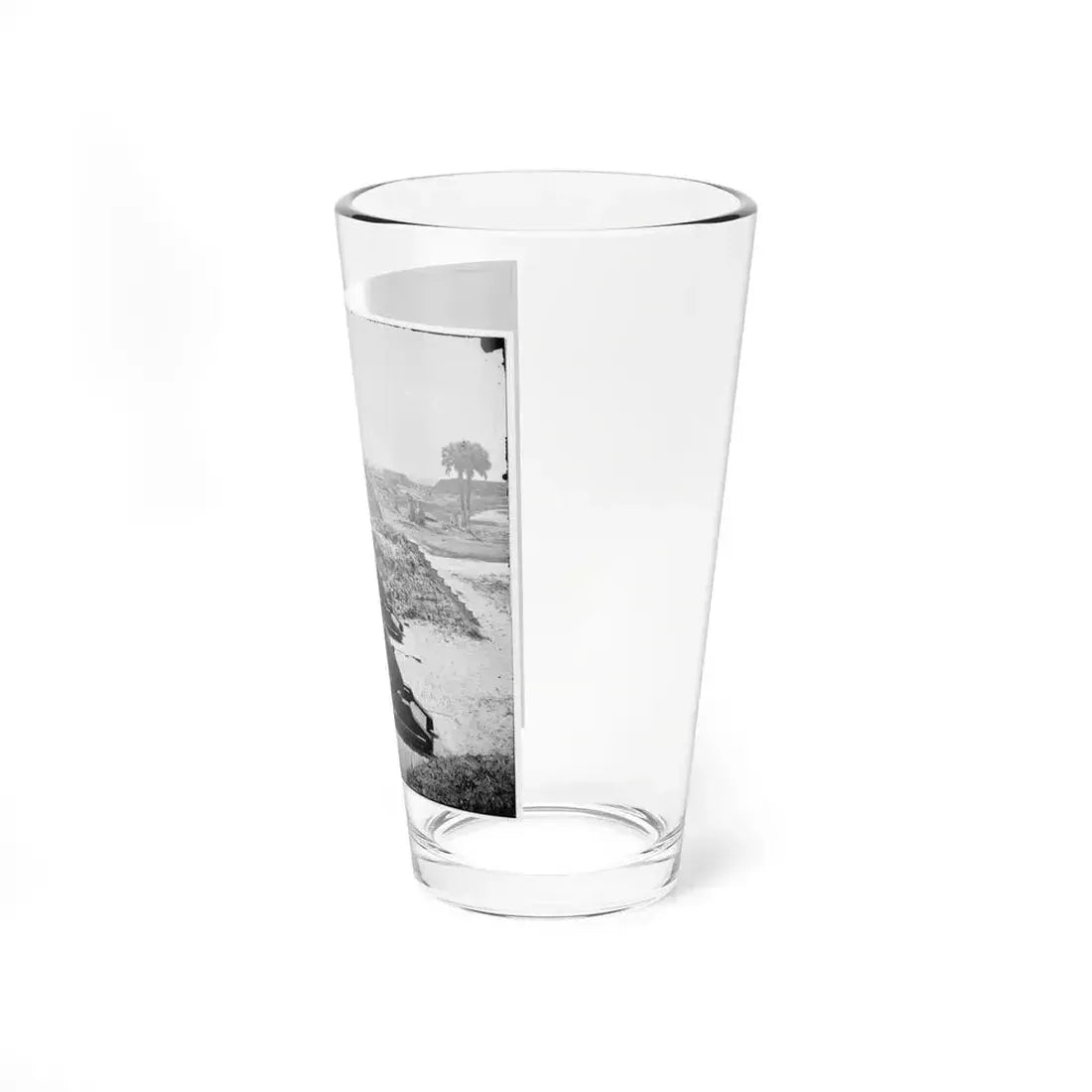Charleston, S.C. Mortars Inside Fort Moultrie (U.S. Civil War) Pint Glass 16oz - Go Mug Yourself