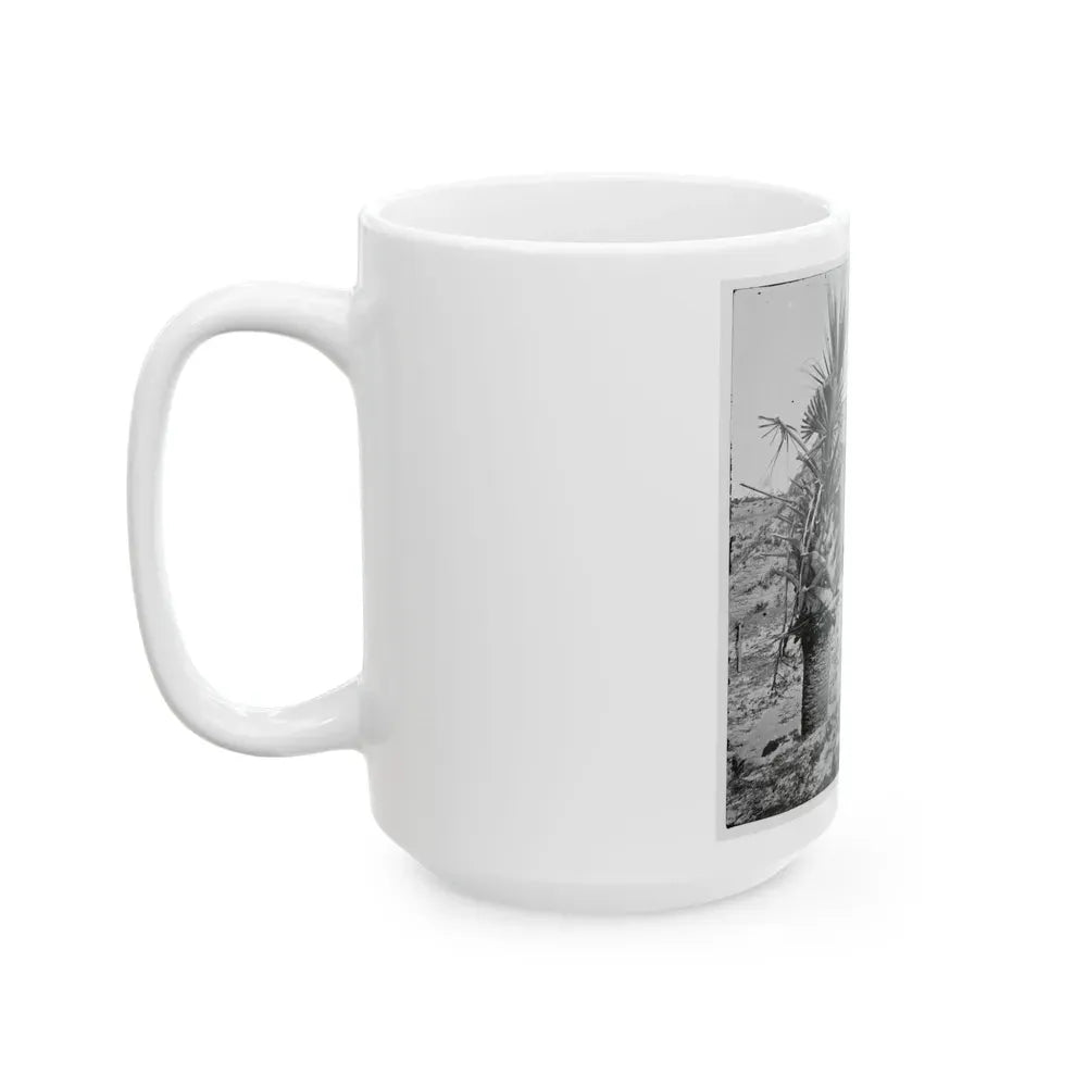 Charleston, S.C. Mounted Gun, Parapet Of Fort Moultrie (U.S. Civil War) White Coffee Mug - Go Mug Yourself