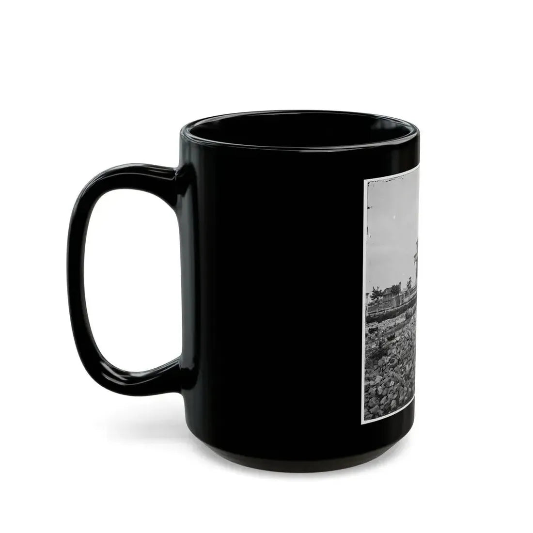 Charleston, S.C. O'connor House (180 Broad Street), In Which Union Officers Were Confined Under Fire (U.S. Civil War) Black Coffee Mug - Go Mug Yourself