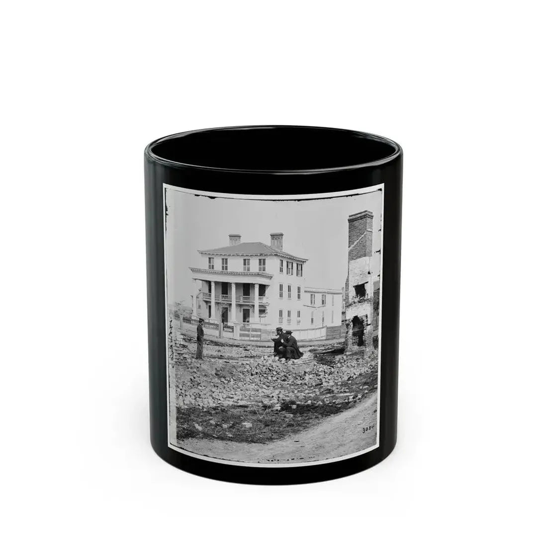 Charleston, S.C. O'connor House; Another View (U.S. Civil War) Black Coffee Mug 11oz - Go Mug Yourself