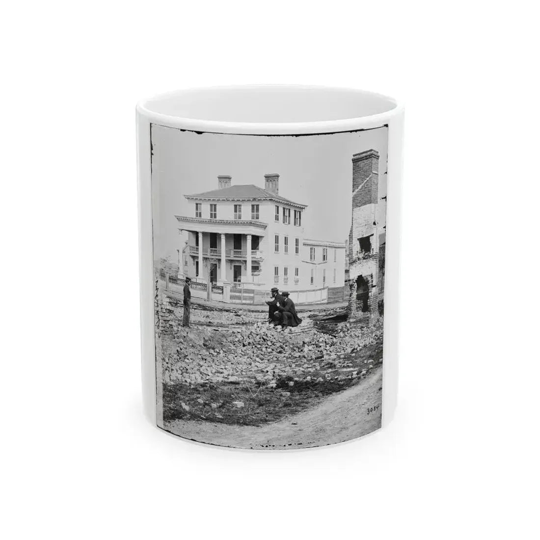 Charleston, S.C. O'connor House; Another View (U.S. Civil War) White Coffee Mug 11oz - Go Mug Yourself