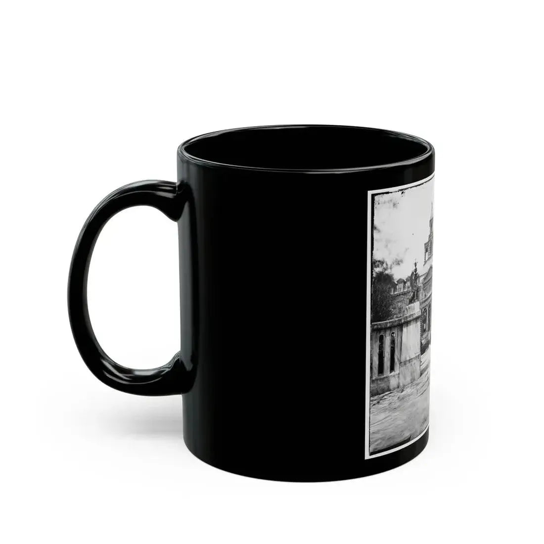 Charleston, S.C. Orphan Asylum (160 Calhoun Street) (U.S. Civil War) Black Coffee Mug - Go Mug Yourself