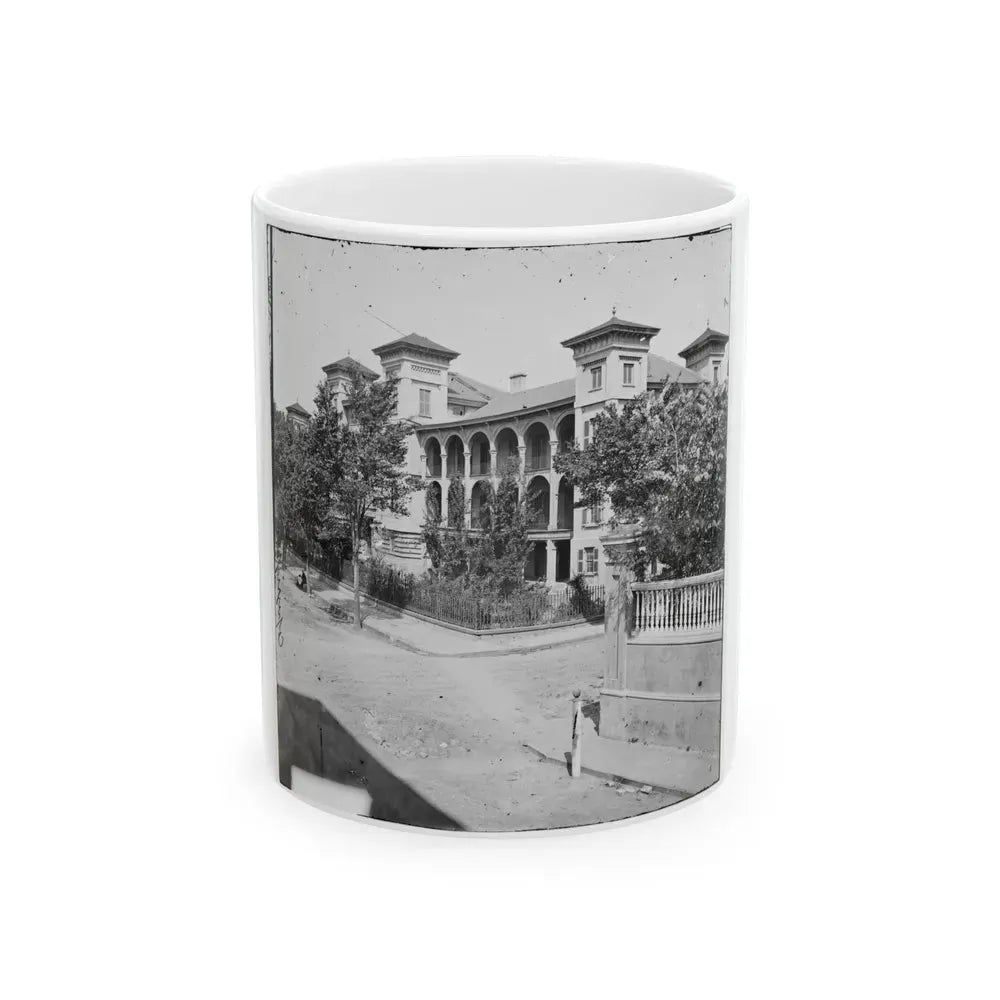 Charleston, S.C. Roper's Hospital; A Closer View (U.S. Civil War) White Coffee Mug 11oz - Go Mug Yourself