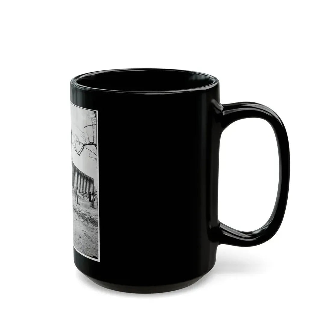 Charleston, S.C. Ruins Of The North Eastern Railroad Depot (U.S. Civil War) Black Coffee Mug - Go Mug Yourself