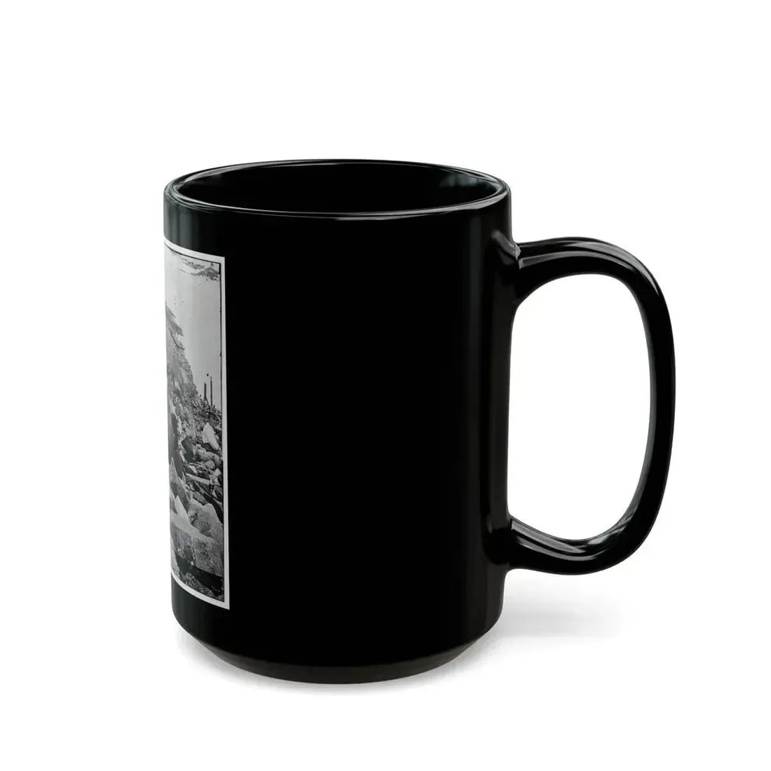 Charleston, S.C. Site Of The Night Attack On Fort Sumter, September 8, 1863 (U.S. Civil War) Black Coffee Mug - Go Mug Yourself