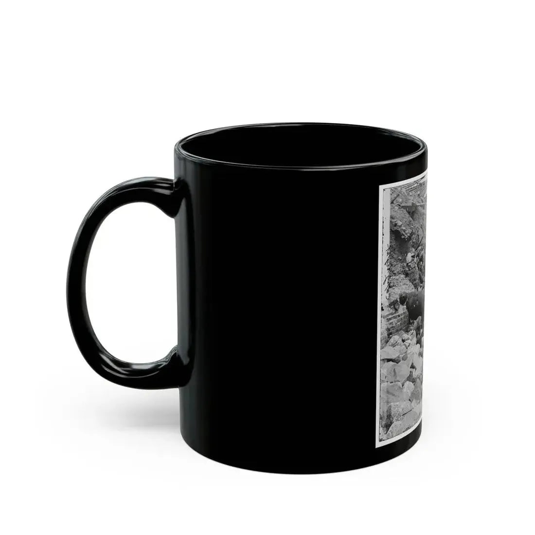 Charleston, S.C. Site Of The Night Attack On Fort Sumter, September 8, 1863 (U.S. Civil War) Black Coffee Mug - Go Mug Yourself