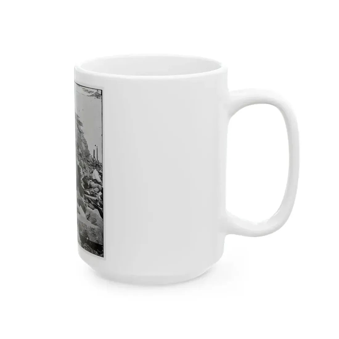 Charleston, S.C. Site Of The Night Attack On Fort Sumter, September 8, 1863 (U.S. Civil War) White Coffee Mug - Go Mug Yourself