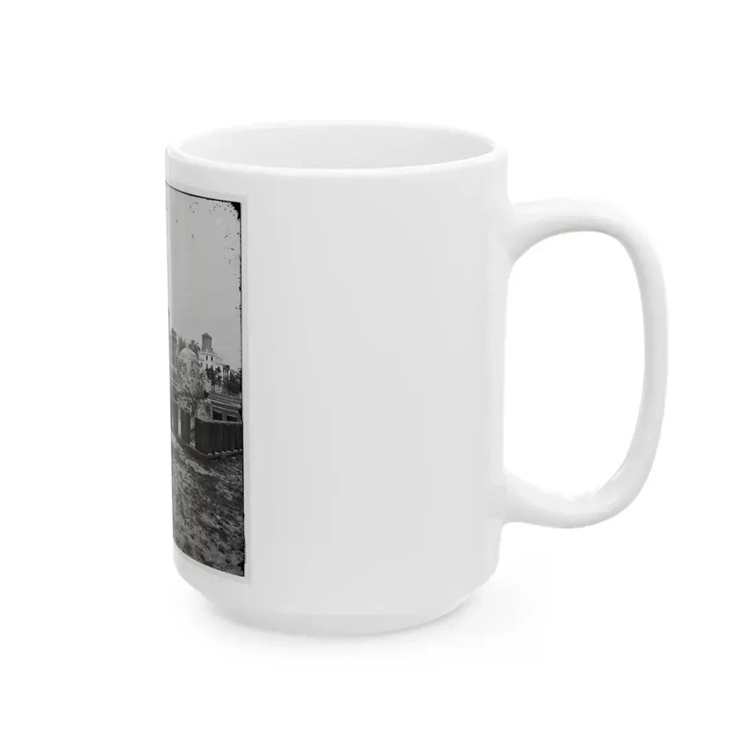 Charleston, S.C. The Citadel Seen Across Marion Square (U.S. Civil War) White Coffee Mug - Go Mug Yourself