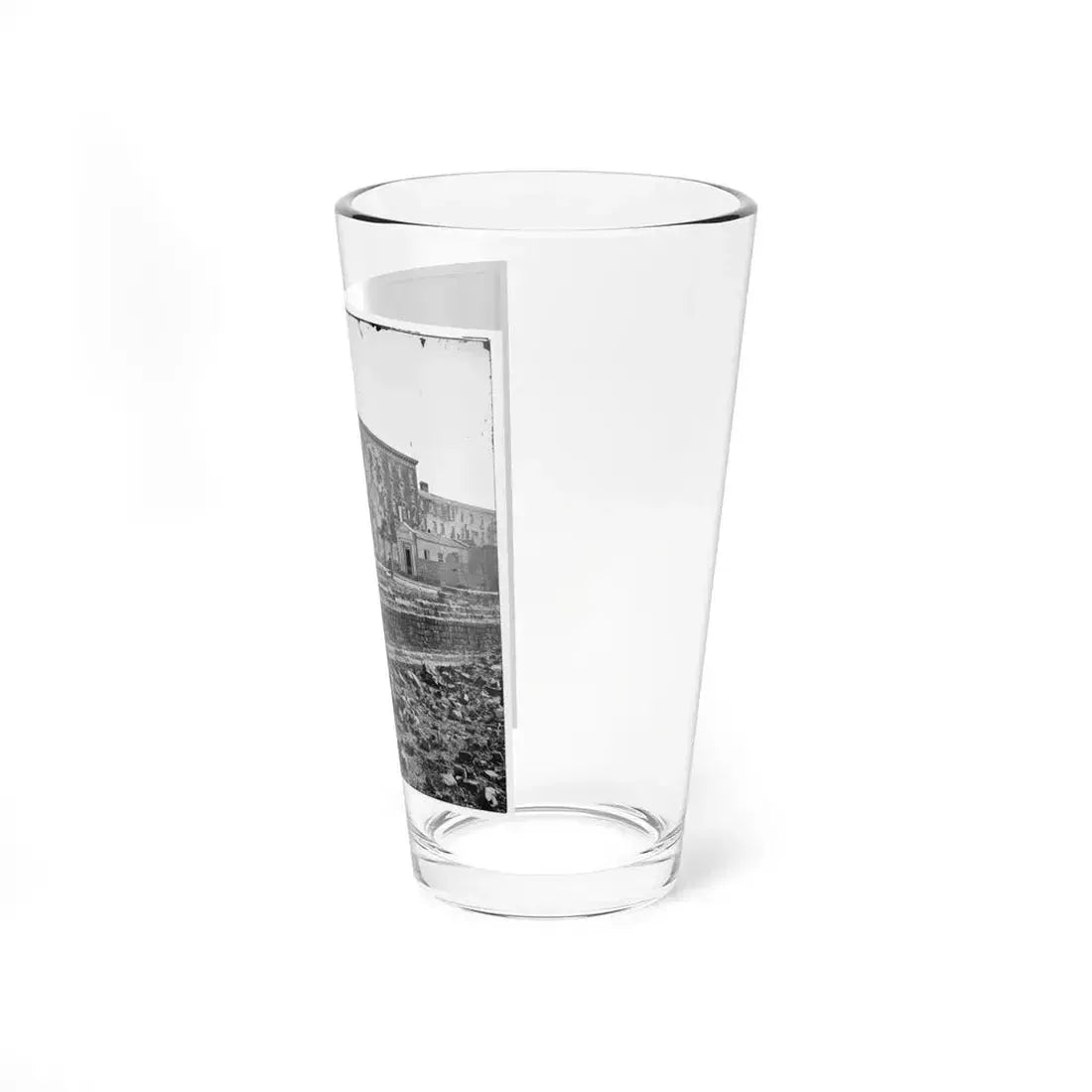 Charleston, S.C. The Fire-Scarred Mills House; Hibernian Hall At Left (U.S. Civil War) Pint Glass 16oz - Go Mug Yourself